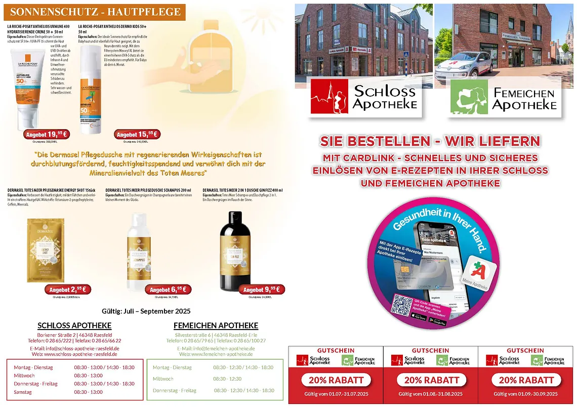 Schloss Apotheke OHG - Apotheke Angebote